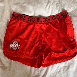 Ohio State running shorts